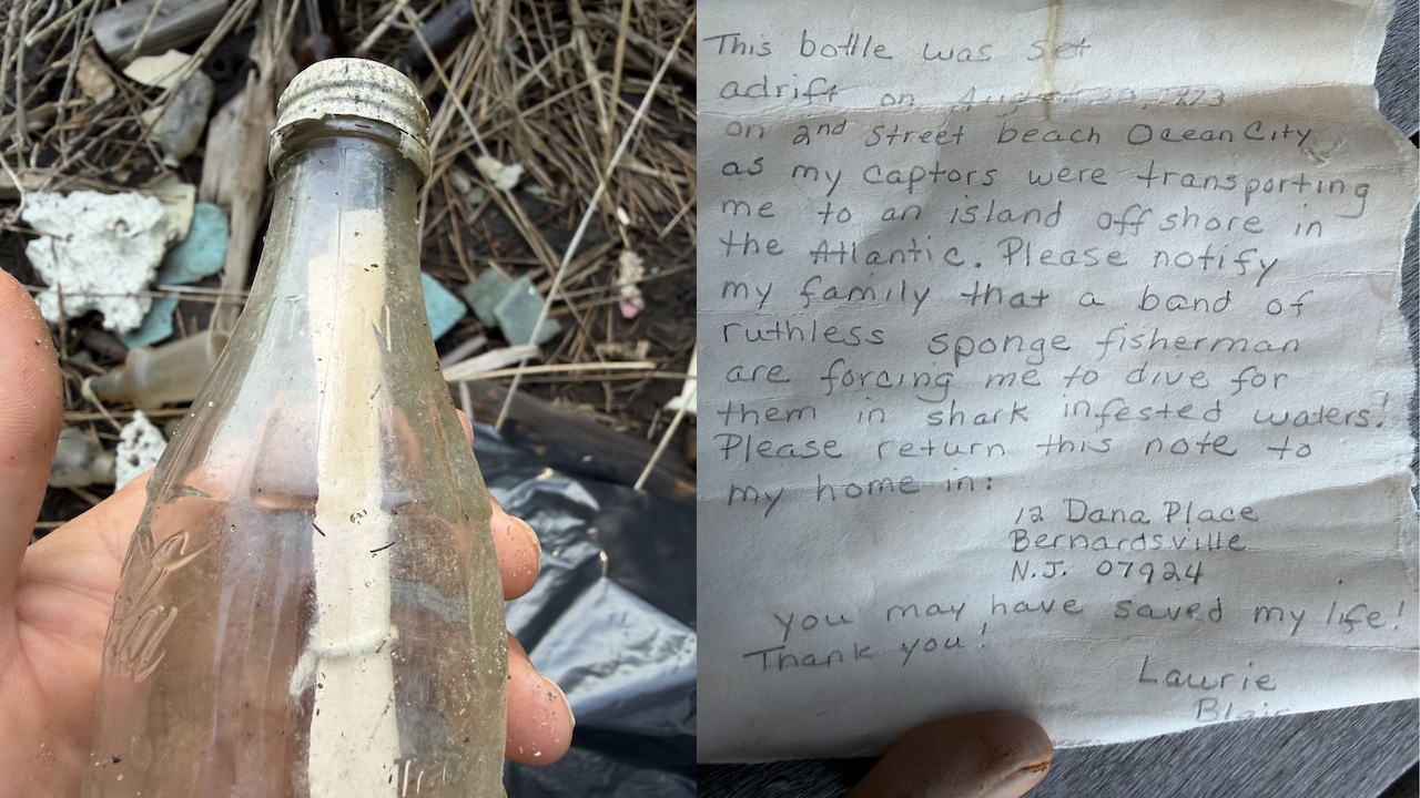 Lost Message in a Bottle Found After More Than Five Decades