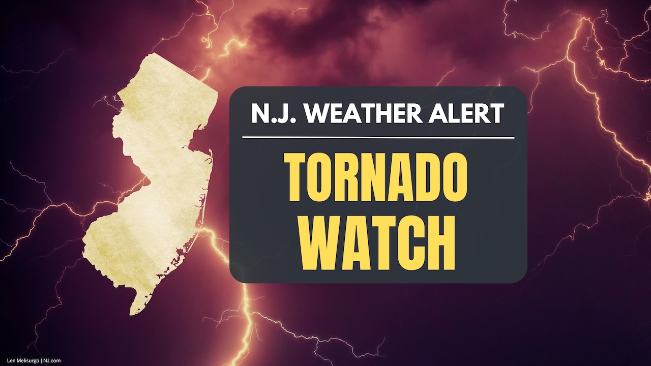 Tornado Watch Issued as Severe Weather Hits New Jersey