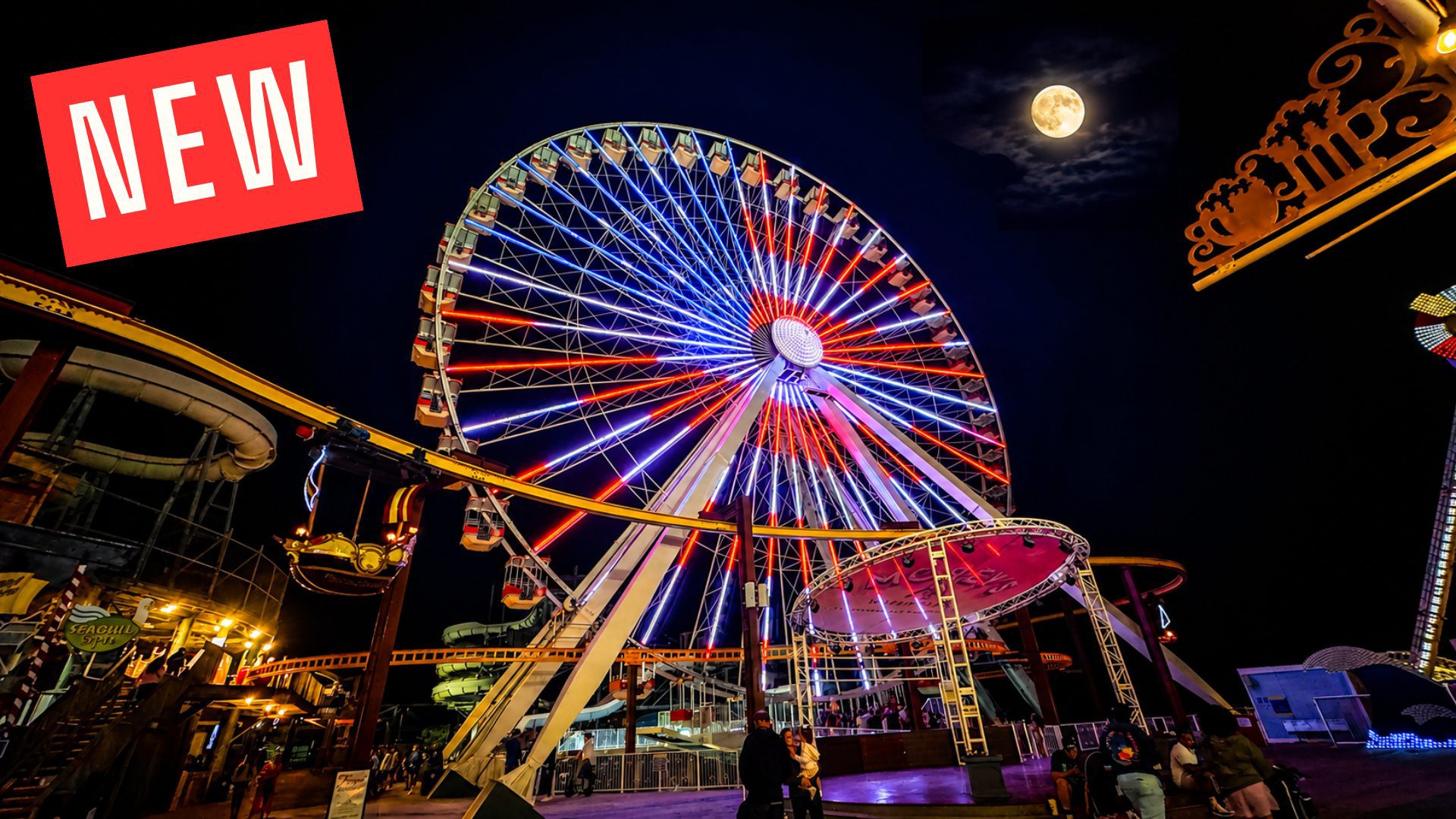 Morey’s Piers Lights Up Wildwood Boardwalk with New Giant Wheel LED Display