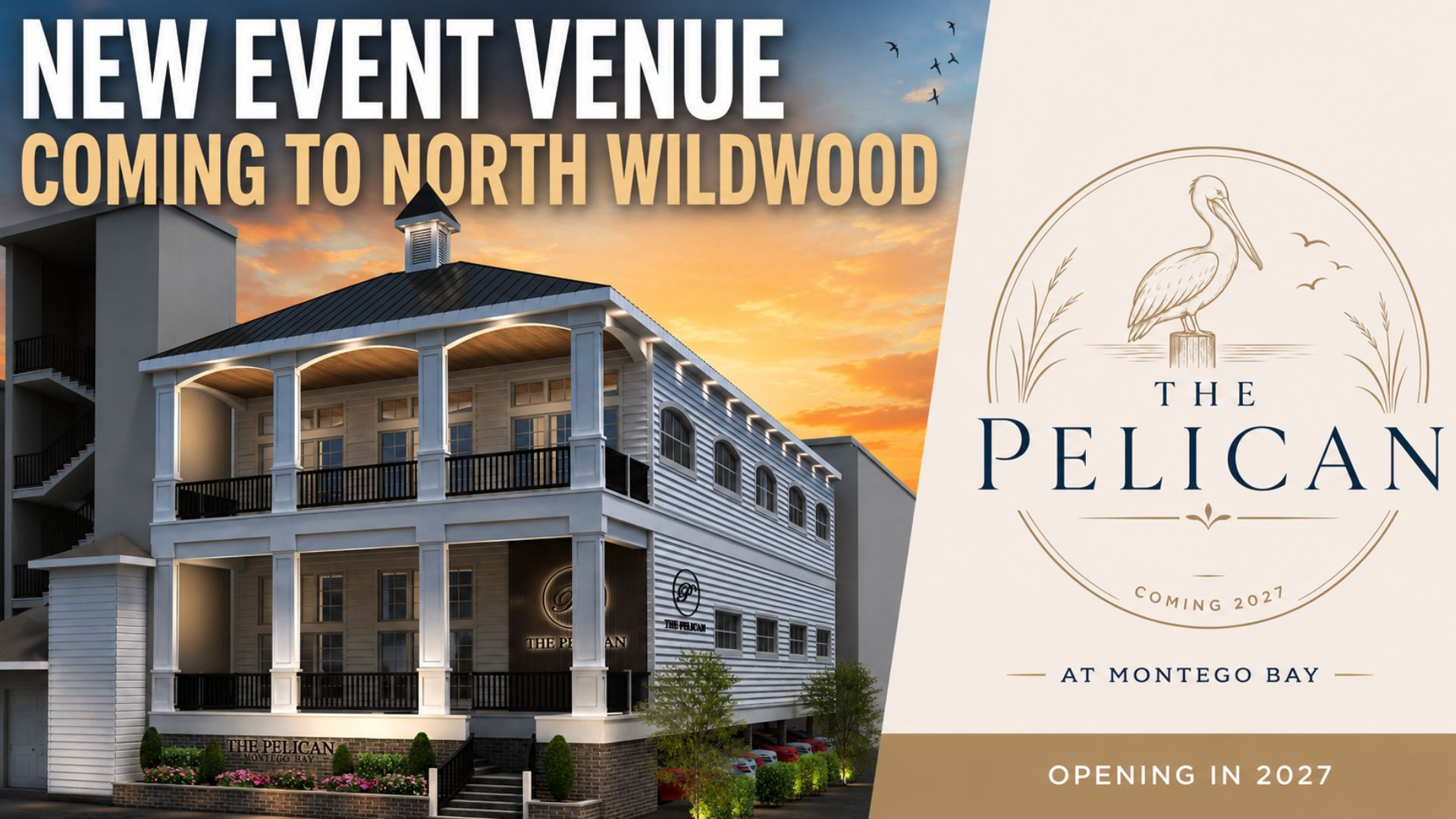 Exciting Addition to North Wildwood: The Pelican Event Venue