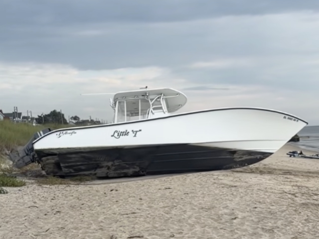 Mysterious Yellowfin Boat Found Abandoned on Villas Beach