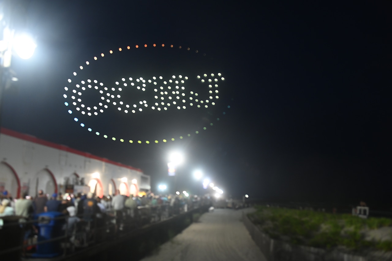 Dazzling Drone Shows Light Up Jersey Shore Boardwalks
