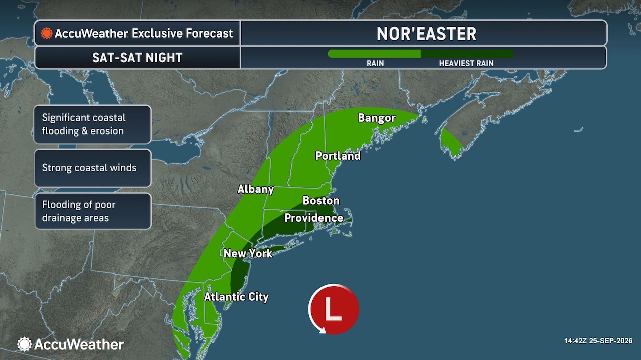 Battering Nor’easter Hits Jersey Shore with Strong Winds and Coastal Flooding